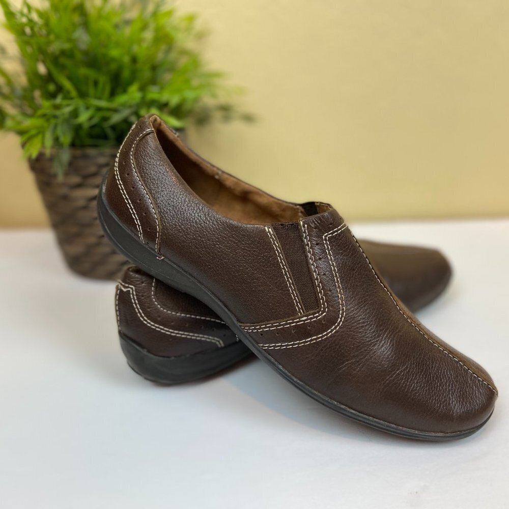 Natural Soul by naturalizer Leather Loafer Women's sz 8.5